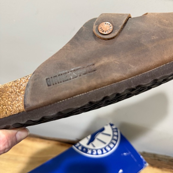 Birkenstock Boston Oiled Leather Brown Leather Clogs 40/9-9.5 Regular - Picture 11 of 14